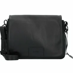 L.Credi Umhängetaschen<Eva Umhängetasche Leder 31 cm schwarz