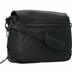 L.Credi Umhängetaschen<Eva Umhängetasche Leder 31 cm schwarz