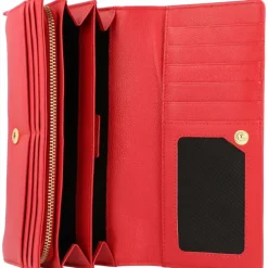 Discount L.Credi Evelyn Geldbörse Leder 20 cm rot