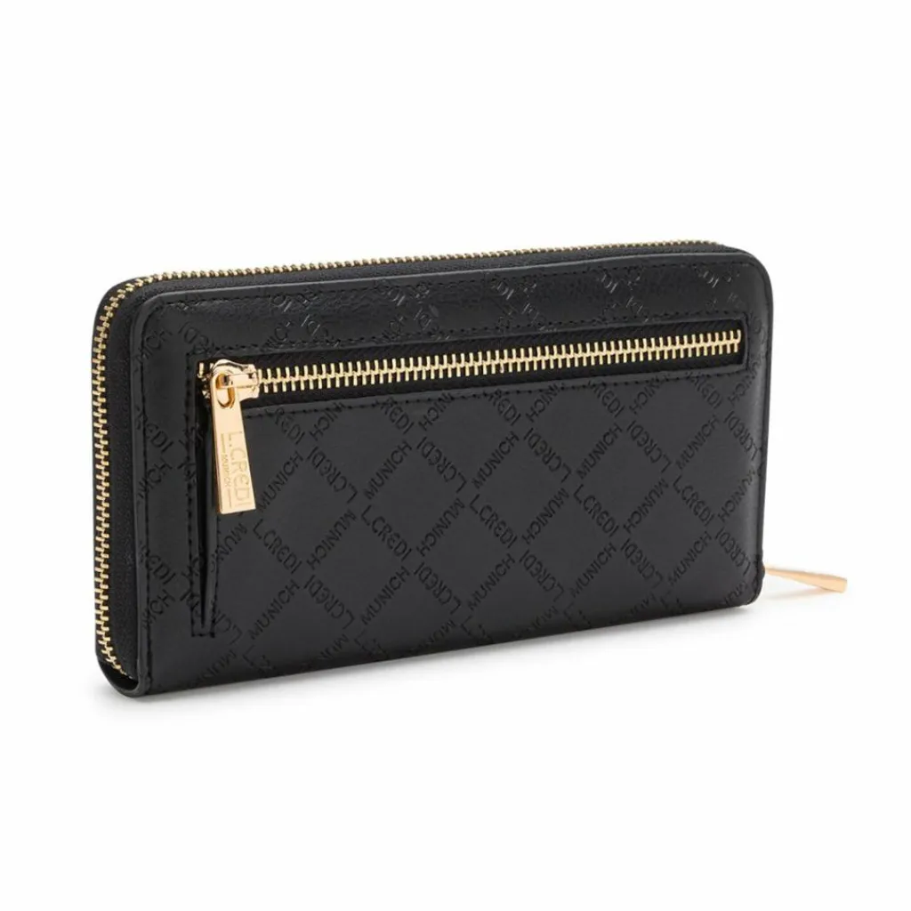 L.Credi Damengeldbörsen Querformat<Filiberta Geldbörse 19 cm schwarz