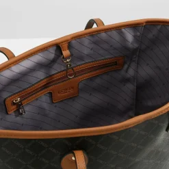 New L.Credi Filiberta Shopper Tasche 46 cm braun