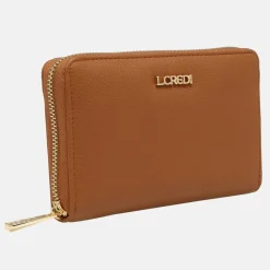 Clearance L.Credi Filippa Geldbörse RFID 16 cm cognac