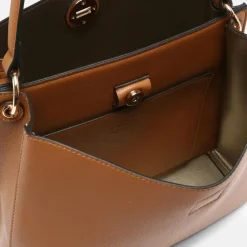 L.Credi Henkeltaschen<Filippa Handtasche 29 cm cognac