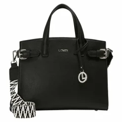 L.Credi Henkeltaschen<Isante Handtasche 28,5 cm schwarz