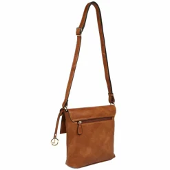 Hot L.Credi Jana Umhängetasche 25 cm cognac