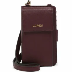Outlet L.Credi Jane Handytasche 10 cm aubergine