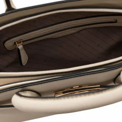 L.Credi Henkeltaschen<Konstanze Handtasche 37 cm creme