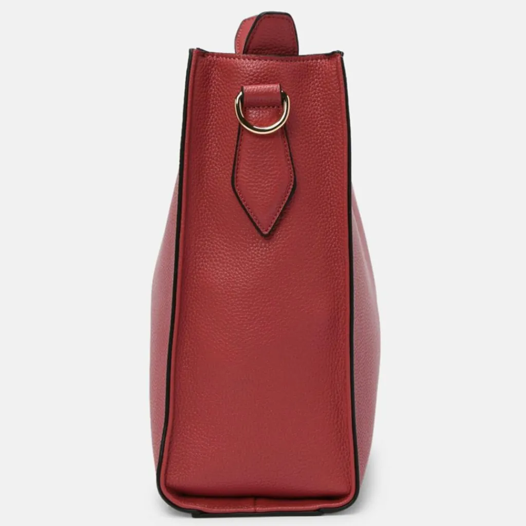 New L.Credi Liora Umhängetasche 32 cm rouge