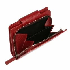 L.Credi Damengeldbörsen Querformat<Maranello Geldbörse Leder 12,5 cm rot