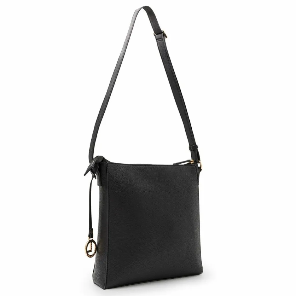 Outlet L.Credi Marlies Schultertasche 24 cm schwarz