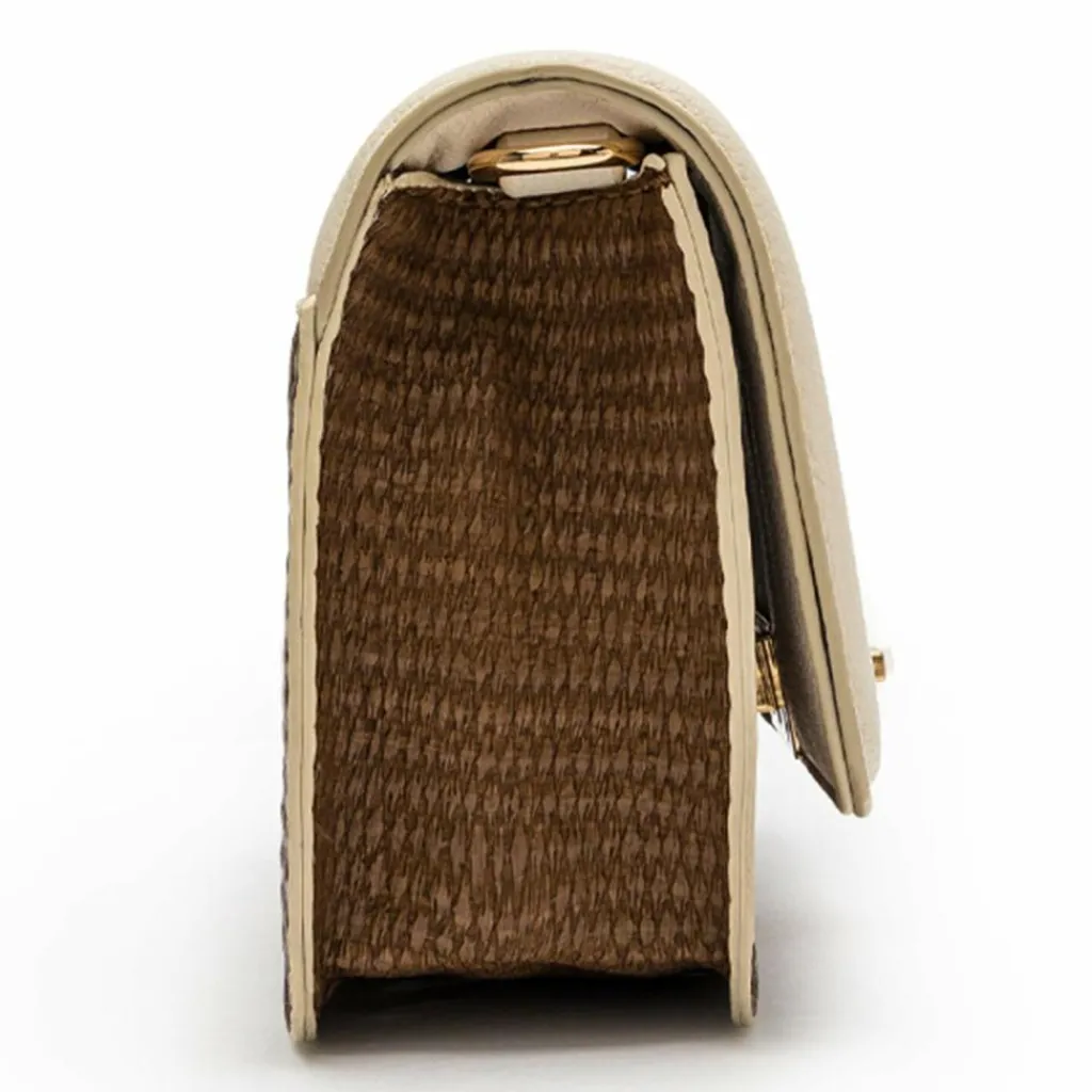 L.Credi Schultertaschen<Melissa Schultertasche 23 cm hellbraun