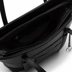 L.Credi Shopper|Schultertaschen<Merle Shopper Tasche 40 cm schwarz