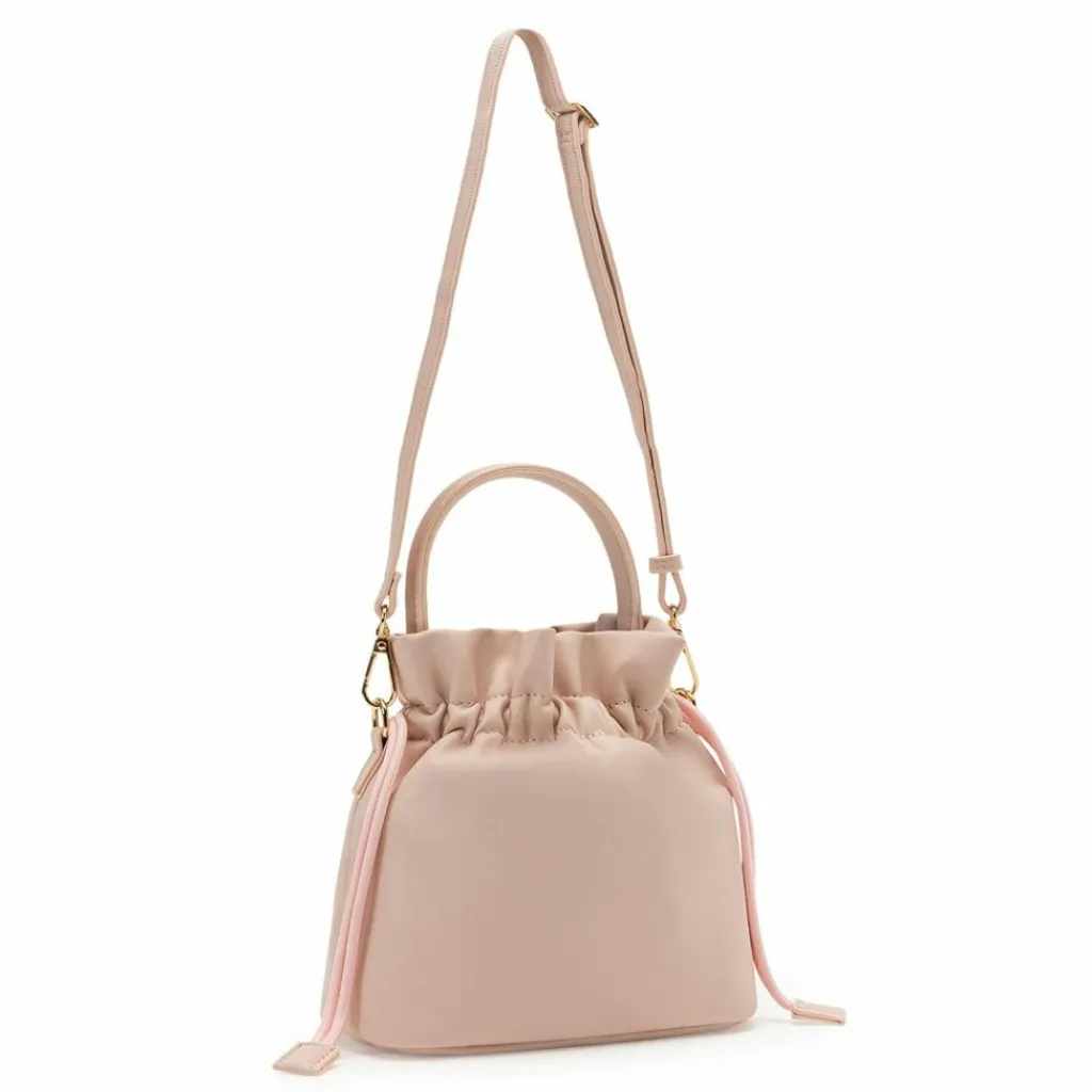 L.Credi Schultertaschen|Henkeltaschen<Nahla Beuteltasche 18 cm puder