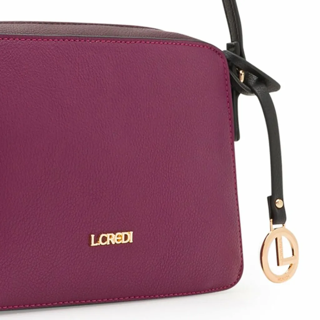 Online L.Credi Nora Umhängetasche 22 cm plum