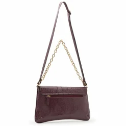 L.Credi Schultertaschen<Nuria Schultertasche 32 cm plum