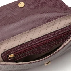 L.Credi Schultertaschen<Nuria Schultertasche 32 cm plum