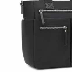 Outlet L.Credi Odeta Schultertasche 29 cm schwarz