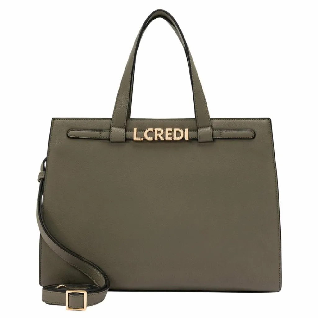 L.Credi Henkeltaschen|Schultertaschen<Olejandra Schultertasche 32.5 cm khaki