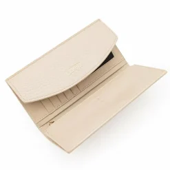 L.Credi Damengeldbörsen Querformat<Ondria Geldbörse 19 cm creme
