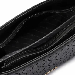 L.Credi Schultertaschen<Orchidea Schultertasche 22 cm schwarz