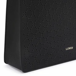 Hot L.Credi Orchidea Shopper Tasche 34.5 cm schwarz