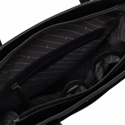 Hot L.Credi Orchidea Shopper Tasche 34.5 cm schwarz