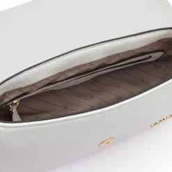 Outlet L.Credi Osia Schultertasche 25 cm weiss