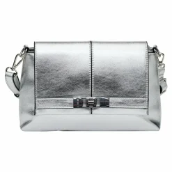 L.Credi Henkeltaschen<Pamela Schultertasche 26 cm silber