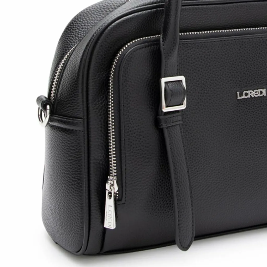 L.Credi Henkeltaschen<Panja Handtasche 34 cm schwarz