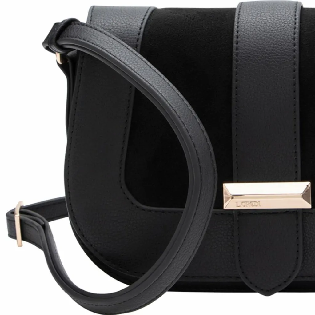 L.Credi Umhängetaschen<Petrina Umhängetasche 23 cm schwarz