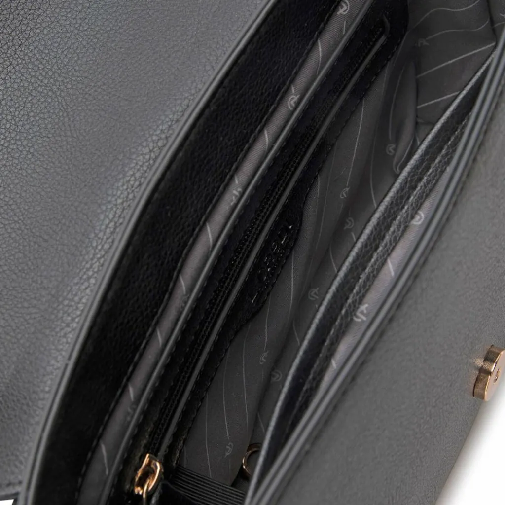 L.Credi Umhängetaschen<Petrina Umhängetasche 23 cm schwarz