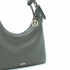 L.Credi Petronia Schultertasche 33 cm dark taupe