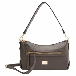 New L.Credi Petronilla Schultertasche 25 cm dark taupe