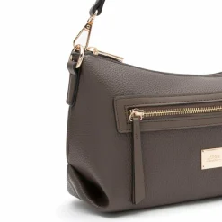 New L.Credi Petronilla Schultertasche 25 cm dark taupe