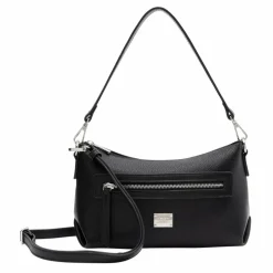 L.Credi Schultertaschen<Petronilla Schultertasche 25 cm schwarz