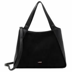Clearance L.Credi Pheline Shopper Tasche 40 cm schwarz