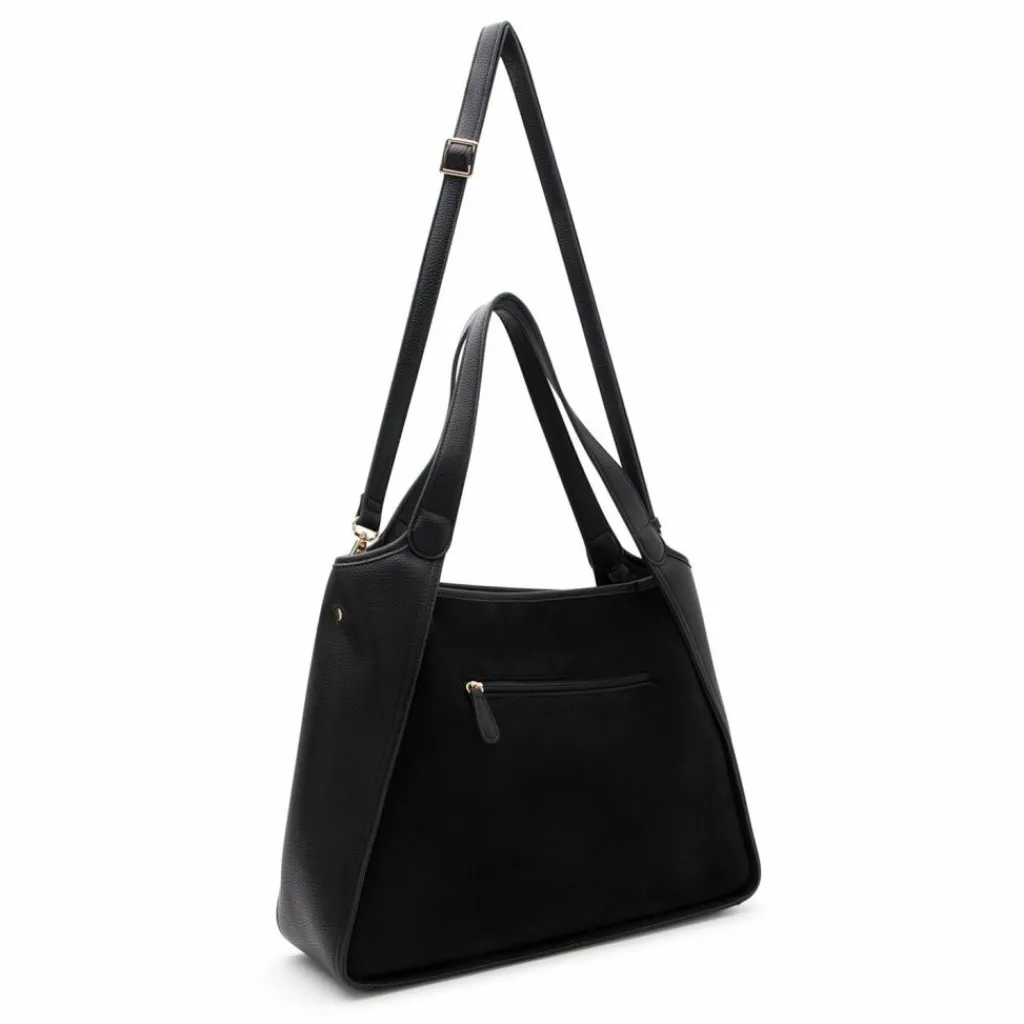 Clearance L.Credi Pheline Shopper Tasche 40 cm schwarz