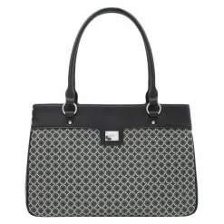 L.Credi Schultertaschen<Pia Schultertasche 37 cm schwarz