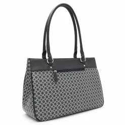 L.Credi Schultertaschen<Pia Schultertasche 37 cm schwarz