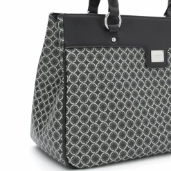 L.Credi Schultertaschen<Pia Schultertasche 37 cm schwarz
