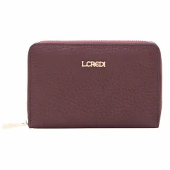 L.Credi Damengeldbörsen Querformat<Pinella Geldbörse 15.5 cm wine