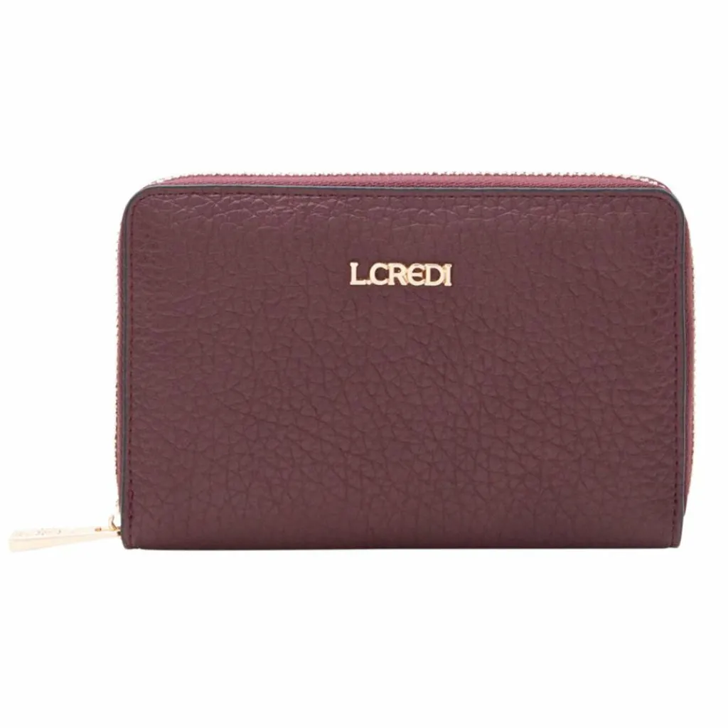 L.Credi Damengeldbörsen Querformat<Pinella Geldbörse 15.5 cm wine