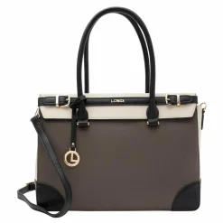 Best L.Credi Plamena Shopper Tasche 34 cm dark taupe multi