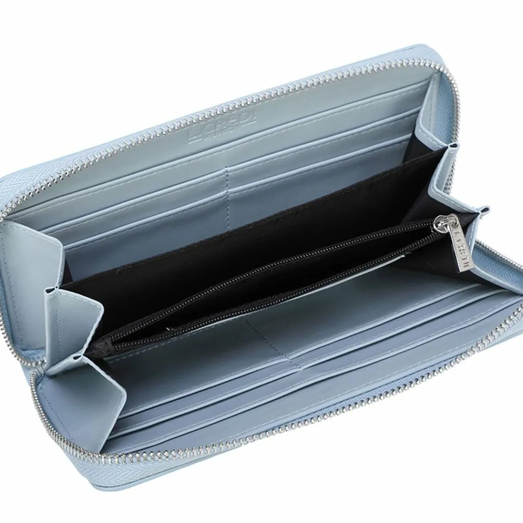 L.Credi Damengeldbörsen Querformat<Polly Geldbörse RFID Schutz 19 cm ice blue