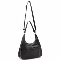 L.Credi Schultertaschen<Priscilla Schultertasche 33 cm schwarz