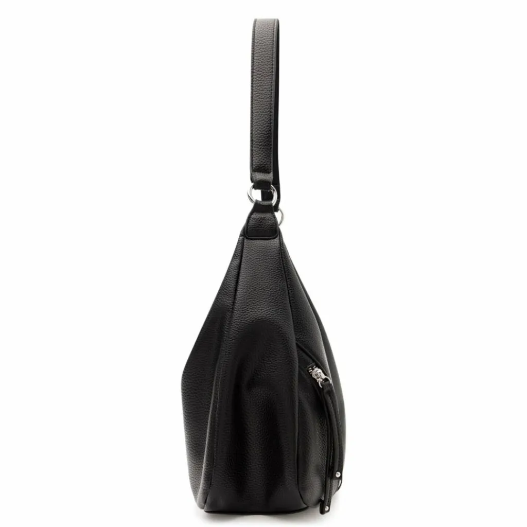 L.Credi Schultertaschen<Priscilla Schultertasche 33 cm schwarz