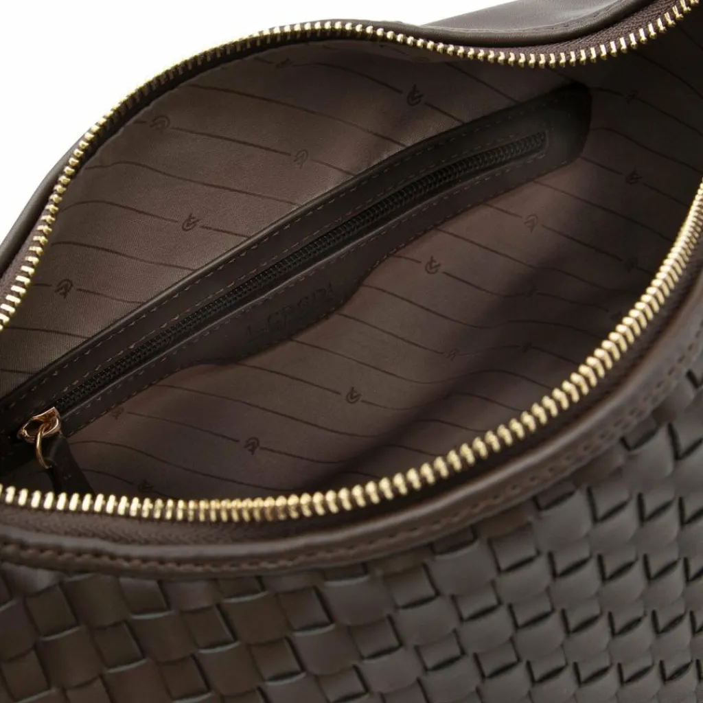 L.Credi Schultertaschen<Radka Schultertasche 33 cm chocolate