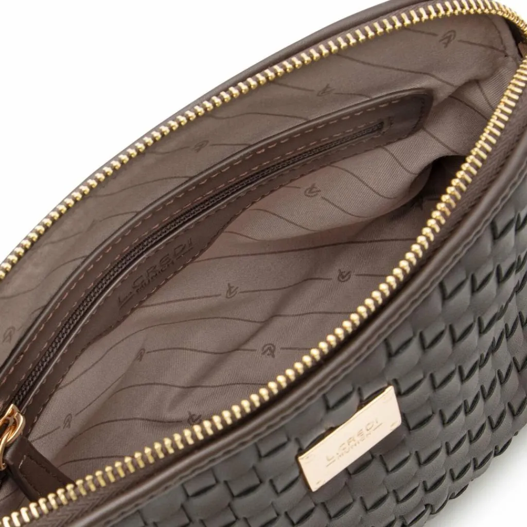 New L.Credi Radka Umhängetasche 23 cm chocolate