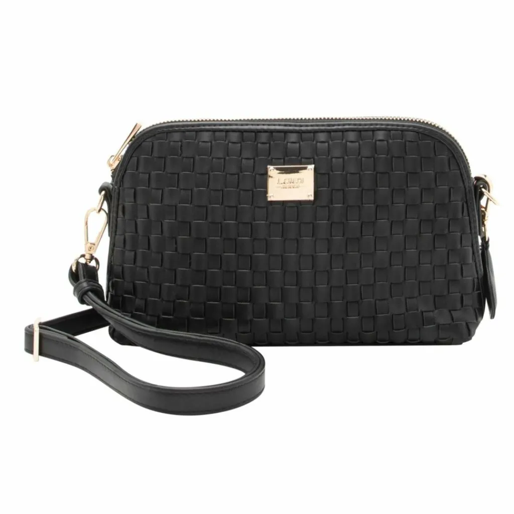 Sale L.Credi Radka Umhängetasche 23 cm schwarz