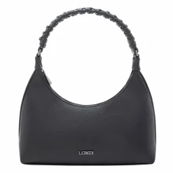 L.Credi Schultertaschen|Henkeltaschen<Raifa Schultertasche 28 cm schwarz